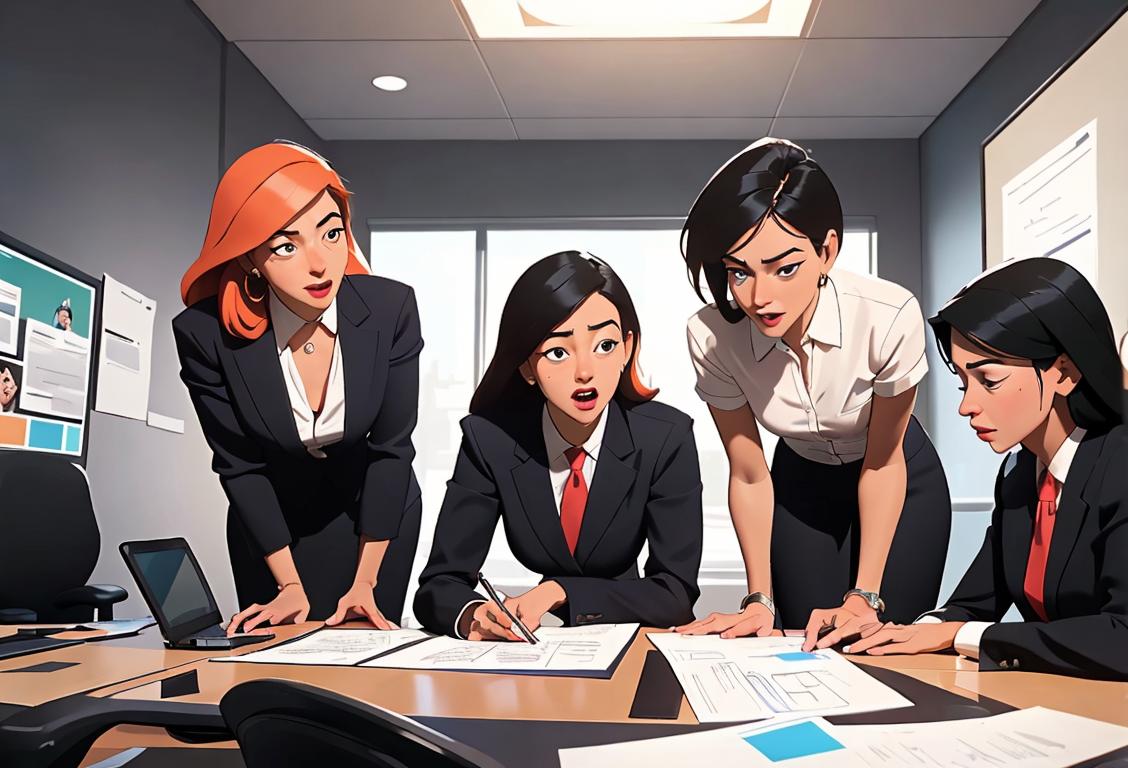 A group of diverse individuals, wearing professional attire, in a modern office setting, engaging in various acts of pro bono work..