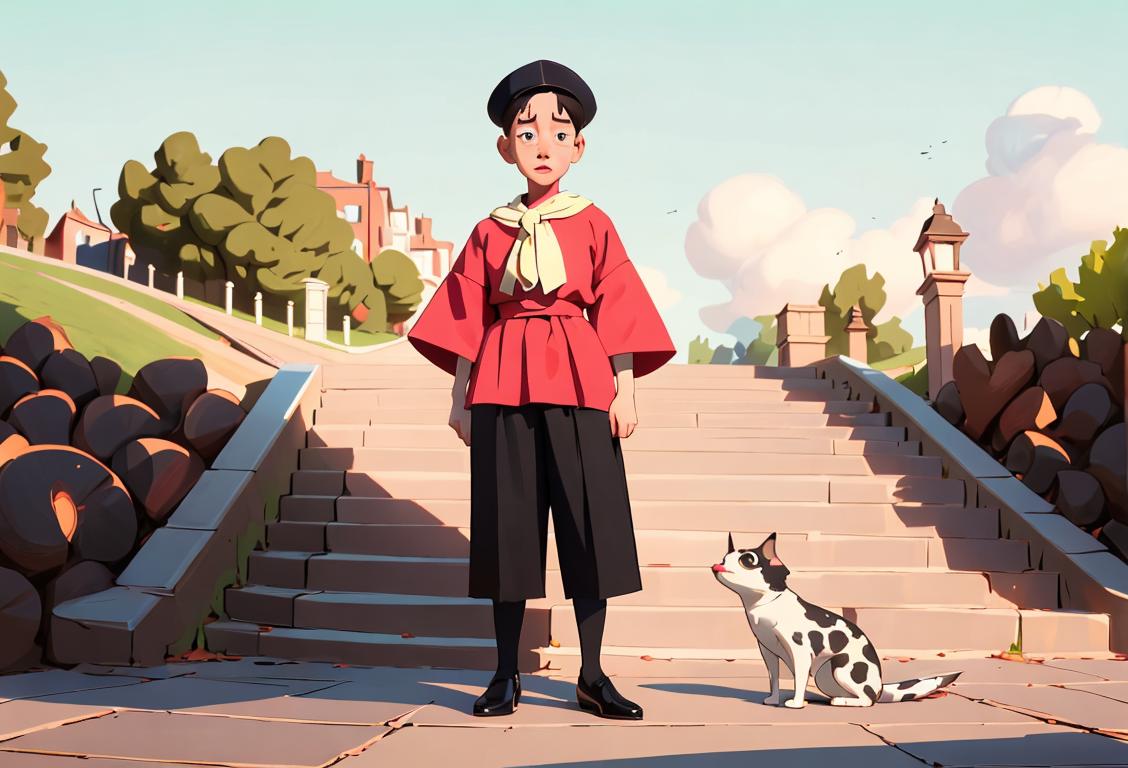 Succint image prompt containing references to the national day, as well as an interesting set of expanding criteria which should include short clothing, style and scene related prompts seperated by commas..