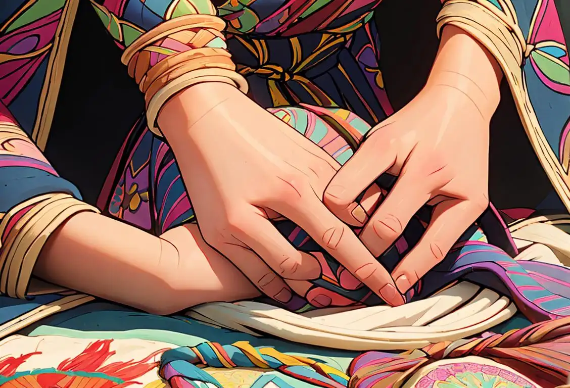 A close-up of colorful fabrics, showcasing different patterns, textures, and weaving techniques. Clothes, fashion, and history intertwined in a beautiful tapestry..