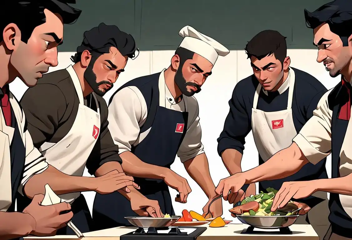 A group of diverse men, dressed in various styles and clothing, engaging in activities like cooking, playing sports, and working together to depict the diverse contributions of men in society..